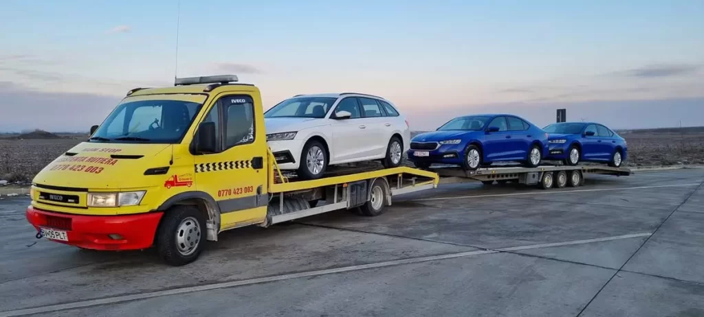 tractare multiple vehicule